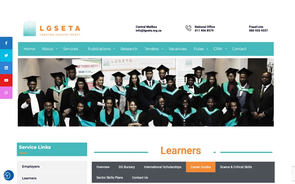 LGSETA career portal